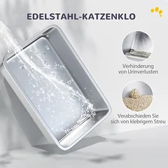 Kačių tualetas 40,5 × 60,5 × 41,5 cm — 5 nuotrauka