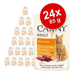 Animonda Carny Pouch ekonominė pakuotė, drėgnas maistas katėms 24 x 85 g