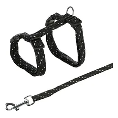 Trixie Cat Harness with Lead pakinktas ir pavadėlis katėms, reguliuojamas, 27-45 cm/10 mm, pavadėlis 1.30 m