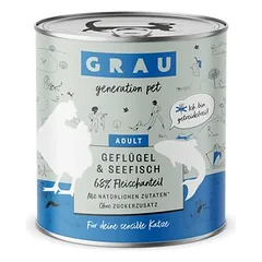 GRAU Adult be grūdų drėgnas maistas katėms 6 x 800 g — 2 nuotrauka