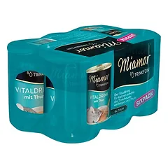 Miamor Trinkfein Vitaldrink, papildas katėms 6 x 135 ml, Tunas parduotuvėje fera.lt