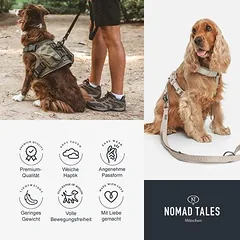 Nomad Tales Spirit antkaklis šunims Padded, Dydis M: 47–51 cm, 25 mm pločio — 3 nuotrauka