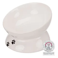 Trixie Dubenėlis, pakeltas, keramika, 0.15 l 13 cm, baltas