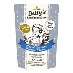 Betty's Landhausküche Cat Senior maišeliai 12 x 100 g, drėgnas maistas katėms — 2 nuotrauka