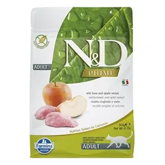 FARMINA N&D PRIME - CAT Dry Wild Boar&Apple ADULT 300 g (pak.16)