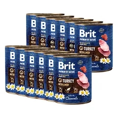 Brit Premium by Nature Turkey With Liver 12x800g