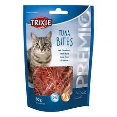 TRIXIE Premio užkandžiai "Stripsai su tunu". 50 g