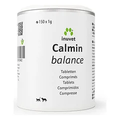 Calmin balance, pašaro papildas nuo streso šunims ir katėms 60tabl.