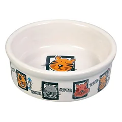 Trixie Ceramic Bowl keraminis dubenėlis katėms, baltas, 0.2 l, 11 cm — 3 nuotrauka