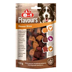 8IN1 skanėstai šunims "Flavours Skewer Bites" 100 g