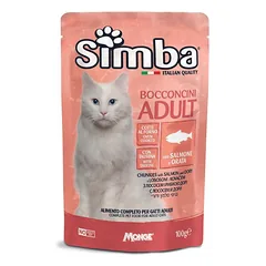 Simba konservuotas pašaras katėms su lašiša ir karšiu 100g