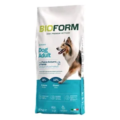 BIO FORM Premium Dog Adult Blue Fish & Potatoes CENNAMO sausas maistas šunims
