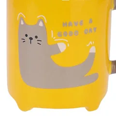 TIAKI puodelis „Have a good day“, geltona — 3 nuotrauka