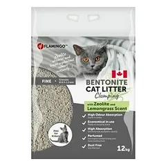 Flamingo CAT LITTER LEMONGRASS SCENT 12KG