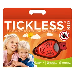 TickLess Kid ultragarsinis vaikų pakabukas nuo erkių ir blusų oranžinis