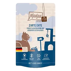 MjAMjAM Quetschie grynas mėsos skonis, drėgnas maistas katėms 12 x 125 g — 4 nuotrauka