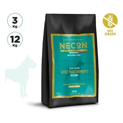 Necon Zero Grain Dog Mantenimento Turkey, Pea, Horse Bean begrūdis sausas pašaras šunims su kalakutiena ir žirniais 12kg