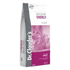 Dr.Clauder’s BASIC NATURE ENERGY, visavertis sausas pašaras sportiniams ir darbiniams šunims 20kg