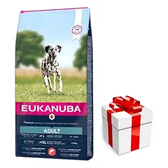 Eukanuba Adult Large Salmon&Barley 12kg + STAIGMENA ŠUNIUI