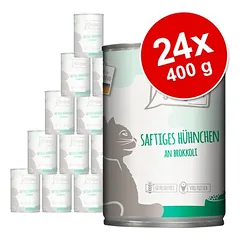 MjAMjAM drėgnas maistas katėms, ekonominė pakuotė 24 x 400 g