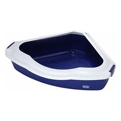 Open cat corner toilet CANTO (M) 38x56x14 cm blue