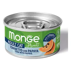 Monge fruits – Wet Cat Tuna & papaya 80 g
