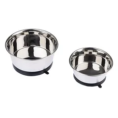 Modern Living tvirtinamas dubenėlis katėms Denver, sidabrinis, 1,2 l, Ø 17 cm — 2 nuotrauka