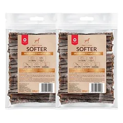 MACED Super Premium Softer skanėstas šunims jautiena su morkomis mini ekonominė pakuotė 2x500 g