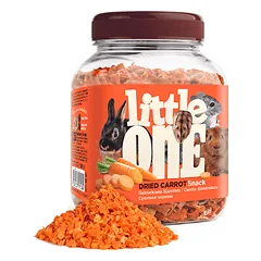 Little one skanėstas graužikams džiovintos morkos, 200 g