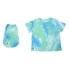 TIAKI Pet & Parent Tie-Dye-Shirt im Partnerlook