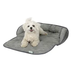 Kerbl Pet sofos pagalvė Emalia, pilka, L 98 x B 66 x H 12 cm — 2 nuotrauka