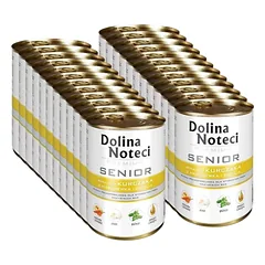 Dolina Noteci PREMIUM Senior Vištiena su morkomis ir baziliku 24x400g