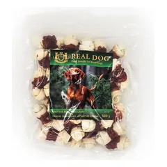 Real Dog Skanėstas Kaulas su mazgais apsuktas ėriena 500g