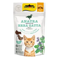 Gim Cat Crunchy Snacks Duck With Catnip skanėstai katėms su antiena ir katžole, 50 g