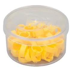 Natural plastikiniai žiedai paukščiams (100 vnt.)