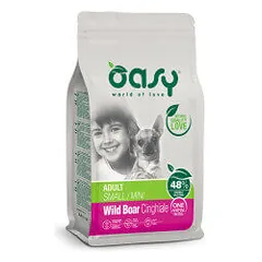 Oasy Adult Small & Mini Wild Boar sausas pašaras šunims - Pet24