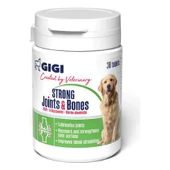 GIGI Strong Joints & Bones papildai šunims, 30 tabl.