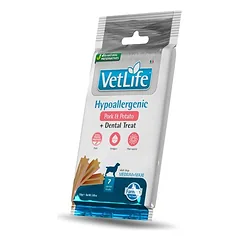 FARMINA Vet Life Dental Treat Hypoallergenic Pork Medium/Maxi 100 g (7 vnt.) dantų skanėstų vidutiniams ir dideliems šunims