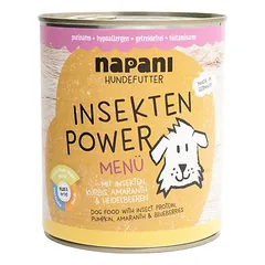 napani Menü Insekten Power, drėgnas maistas šunims 800 g