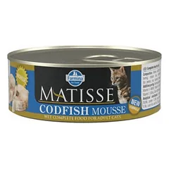 Farmina Matisse Cat Mousse Codfish konservas katėms su menke, 85 g
