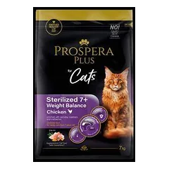 Kačių ėdalas - Prospera Plus Sterilized 7+ Chicken Weight Balance, 7 kg