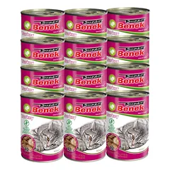 Super Benek KOT be grūdų gabaliukai su kalakutiena padaže 12x415 g