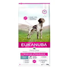 Eukanuba Daily Care Working and Endurance sausas maistas šunims su vištiena, AB, 15 kg