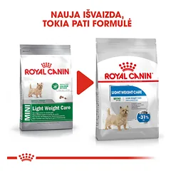 ROYAL CANIN Light weight care mini sausas maistas šunims turintiems viršsvorio 1 kg — 2 nuotrauka