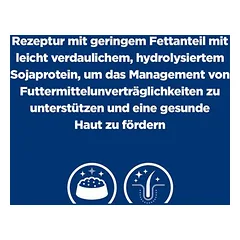 Hill's Prescription Diet z/d Food Sensitivities Low Fat Hydrolysed Soy sausas maistas šunims, > 10 kg — 4 nuotrauka