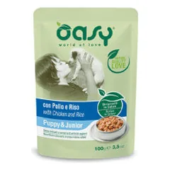 Oasy Puppy & Junior guliašas su vištiena šuniukams