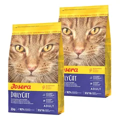 JOSERA Daily Cat 2x2 kg be grūdis maistas suaugusiems katėms