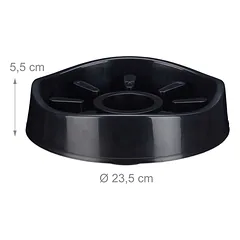 Šunų dubenėlis Relaxdays 10030805_46, 900 ml, Ø 23,5 × 5,5 cm — 4 nuotrauka