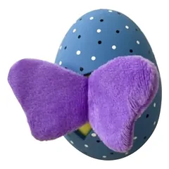 Šuns žaislas, kiaušinis, lateksas, violetinis, 11 cm