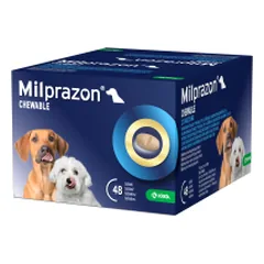 Milprazon Chewable 2,5 mg/25 mg tabletės nuo kirminų mažiems šunims ir šuniukams, N4